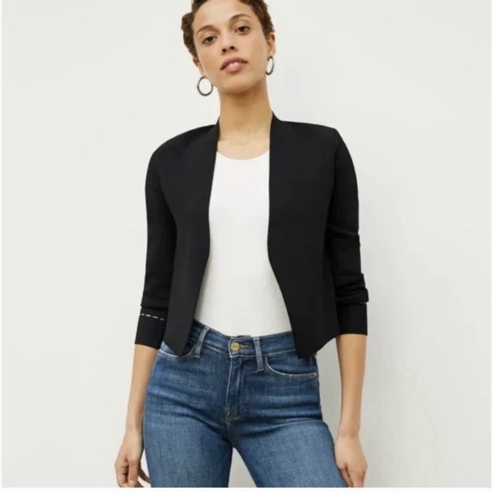 MM Lafleur Black Sant Ambroeus Jardigan‎ Open Cardigan XS